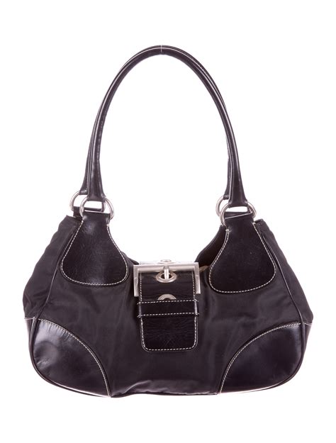 saks prada shoulder bag